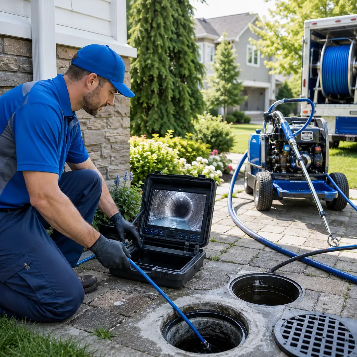 Outdoor drain cleaning professionals serving Greenville, NY
